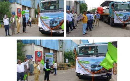 Inauguration of Electric Vehicles in TATA Steel