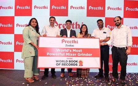 Preethi Zodiac Mixer Grinder Puts India on the World Map as the World's Most Powerful Mixer Grinder