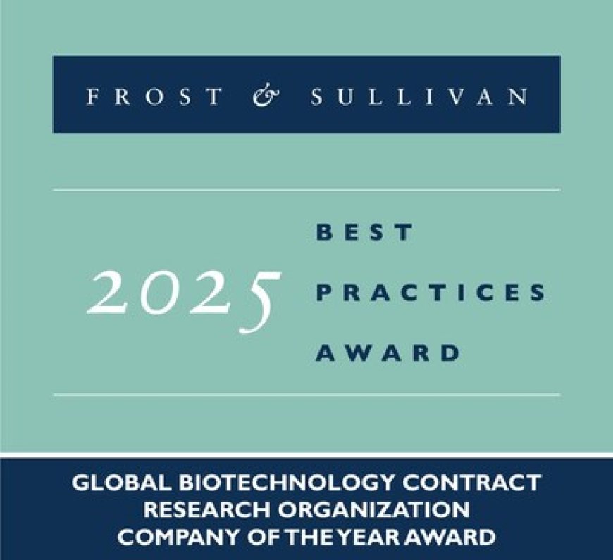 Novotech Earns Frost & Sullivan's 2025 Global Company of the Year Recognition for Excellence in Biotech Clinical Research Services