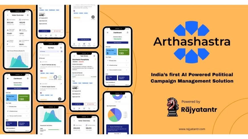 Rajyatantr Launches Arthashastra: India’s First Fully Integrated AI Political Campaign Platform