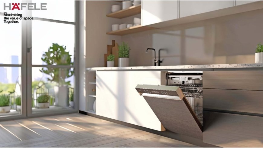 Hafele’s Valeriya Semi-Integrated Built-In Dishwasher