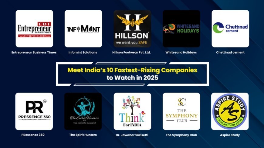 Meet India’s 10 Fastest-Rising Companies to Watch in 2025