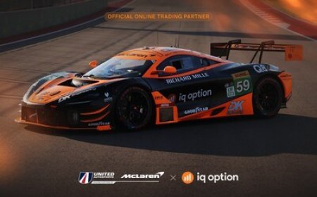 IQ Option Joins Forces With United Autosports - Racing Partner Of McLaren Automotive