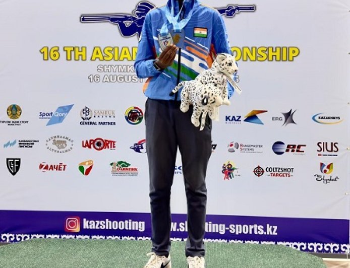 SM Yugan from Tamil Nadu, India Created History with Triple Gold at Asian Shooting Championships 2025