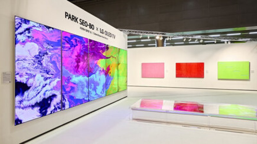 LG OLED TV BRINGS PARK SEO-BO'S NATURE-INSPIRED COLORS TO LIFE AT FRIEZE SEOUL 2025