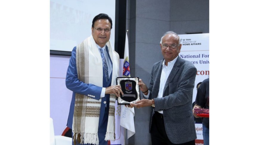 India TV Chairman Shri Rajat Sharma Delivers Insightful “Special Talk” at NFSU