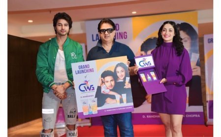 D. Randhawa and Gurleen Chopra Launch Skincare Product CWG
