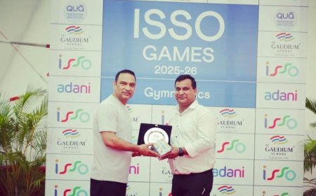 Young Gymnasts and Coach Razil Shamim Shine at 12th ISSO Nationals 2025, Hyderabad