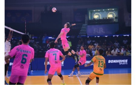 Chennai Blitz Hold Nerve to Beat Ahmedabad in PVL Classic