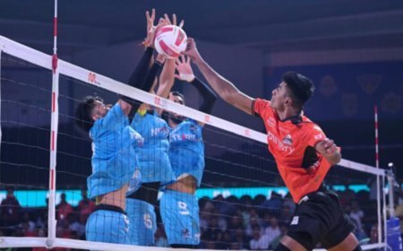 PVL 2025: Hyderabad Black Hawks Clinch 3-1 Triumph Over Goa Guardians