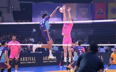 PVL 2025 Season 4 (Match 26): Chennai Blitz break into top four with commanding 3–0 win over Delhi Toofans