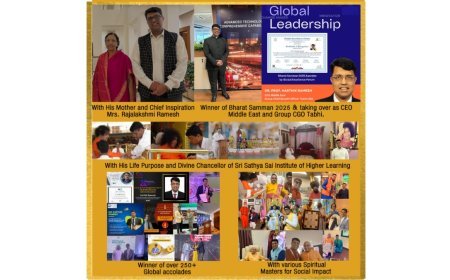 Dr. Karthik Ramesh Honored with Bharat Samman 2025 amidst Major Career Growth as Group Chief Growth Officer & CEO Middle East Tabhi