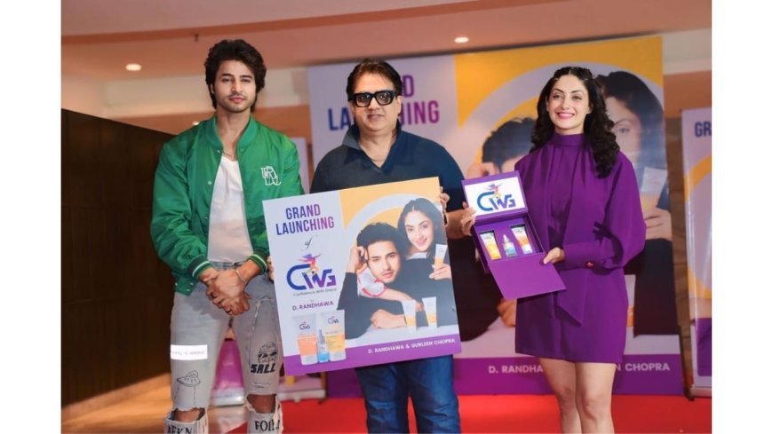 D. Randhawa and Gurleen Chopra Launch Skincare Product CWG