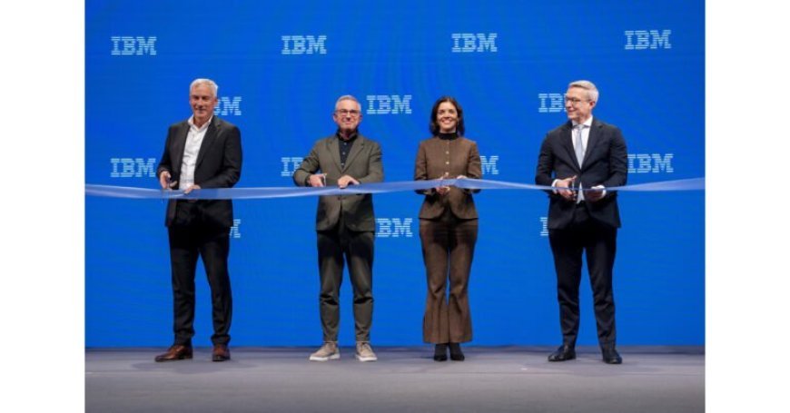 German Federal Minister for Digital Affairs and State Modernization, Dr. Karsten Wildberger, and IBM Executives inaugurate IBM German Headquarters and Technology Campus in Ehningen