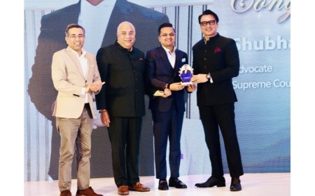 Advocate Shubham Awasthi Honored with Prestigious “40 Under 40 Lawyer Award”