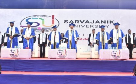 Sarvajanik University Hosts 4th Convocation, Awards Degrees to Over 2,000 Students