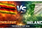 IRE vs ZIM Live: Rain Delays Toss as Zimbabwe Eye Super 8s
