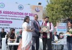Grand Delhi State Para Athletics Championship Held in Memory of Kumari Mamta Devi; VKDL NPA Advisory Chairman Advocate Vinay Kumar Dubey Honored