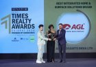 Asian Granito India Limited Honoured as Best Integrated Home and Surface Solutions Brand at Times Realty Awards Gujarat 2026