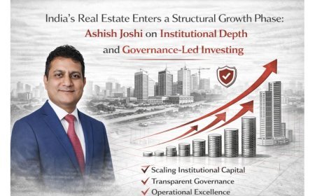 India’s Real Estate Enters a Structural Growth Phase: Ashish Joshi on Institutional Depth and Governance-Led Investing