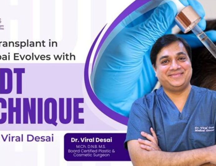 Hair Transplant in Mumbai Evolves with NHDT Technique by Dr. Viral Desai