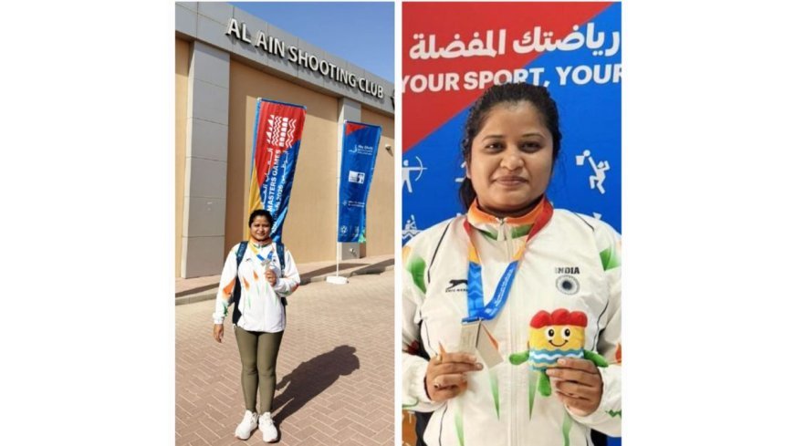 Shilpa Gorakhnath Chavan Makes Impressive Debut with Double Silver at Abu Dhabi Open Masters Games 2026