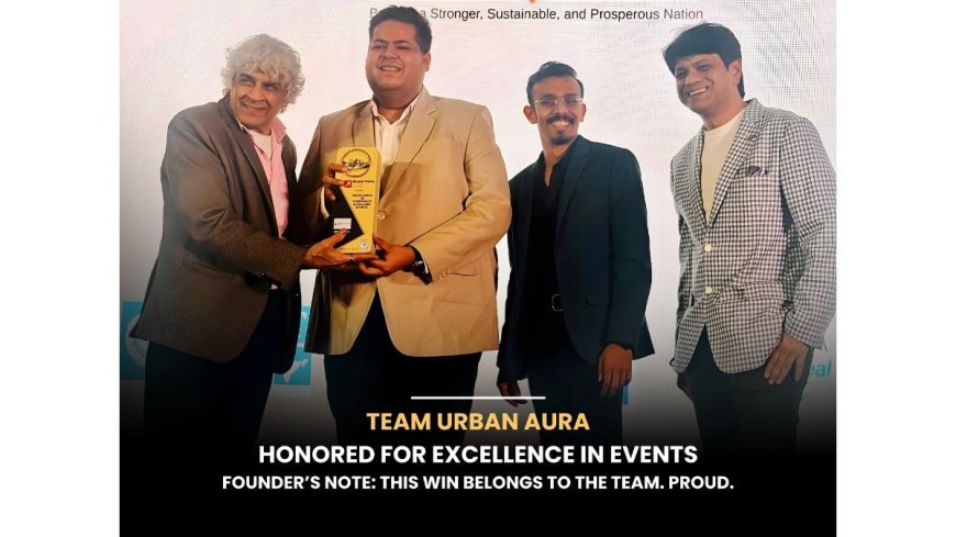 From Headliners to High-Impact Production: Urban Aura Bags Excellence Award in Corporate and College Events