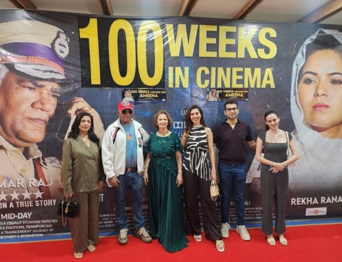 ‘AMEENA’ CELEBRATES HISTORIC 100 WEEKS IN CINEMAS; KUMAR RAJ PRODUCTIONS HOSTS GRAND CELEBRATION IN MUMBAI