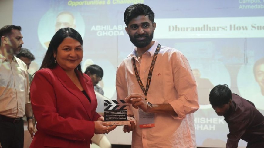 Producer Chanda Patel Honours Gujarati Cinema Legends at WIFPA–SEPC Entertainment and Media Conclave in Ahmedabad