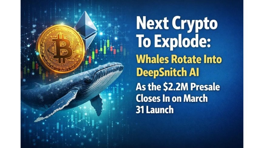 Next Crypto To Explode: Whales Rotate Into DeepSnitch AI As the USD 2.2M Presale Closes In on March 31 Launch, XRP and HYPE Nearing Breakouts