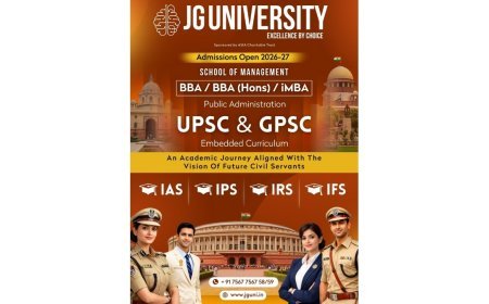 JG University Launches BBA (Hons) and iMBA in Public Administration with Integrated UPSC and GPSC Curriculum; Admissions Open for 2026–27