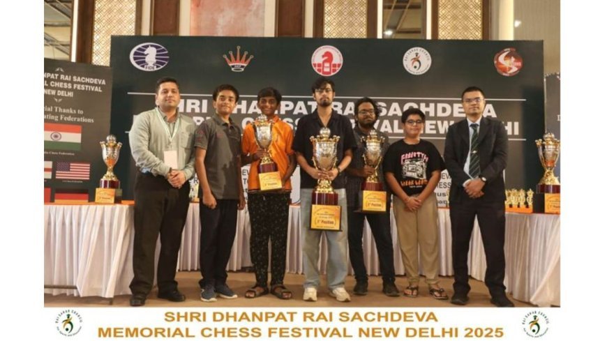 GM Pravin Thipsay Endorses Shri Dhanpat Rai Sachdeva Memorial International Chess Festival