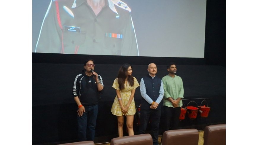 Lions Club of Mumbai SOL and Lion Raju Manwani Hosted Special Screening of the film “Tanvi“, Anupam Kher and Shubhangi Dutt lit up the screening night alongside Raju Manwani and Dada Vashu Shroff, turning it into a star-studded affair